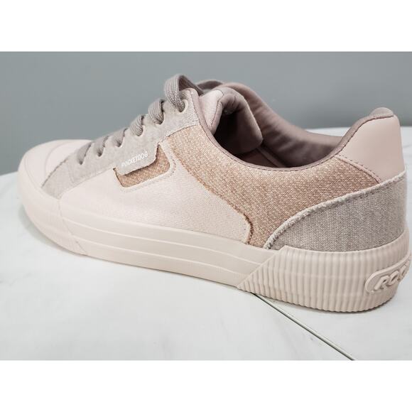 NEW SIZE 11 - Rocket Dog Women's Cheery Sneaker COLOR BLOCK PINK MAUVE PASTEL - Picture 4 of 7